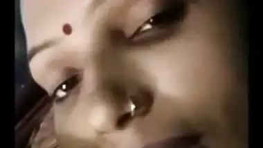 Village lady exposing nipple