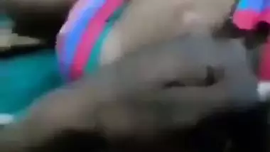 A 19-year-old village girl enjoys a desi threesome