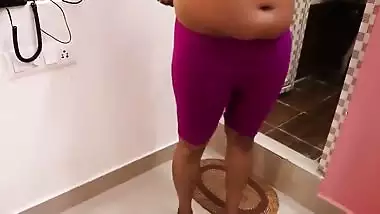 Desi can't run away from camera filming XXX parts for amateur sex clip