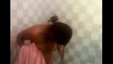 Servant Girl In Bathroom Captured