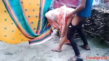Indian Village Chachi Fuck With Dever Ji Outdoor Standing Doggy Style Position