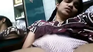 Indian Bank Employee Fingering Selfie - 6