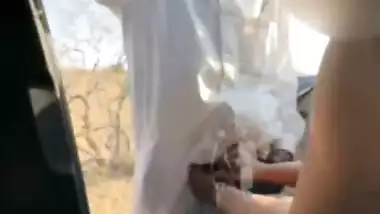 Rajasthani tau viral sex video with nude desi girl in car