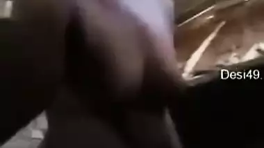 Pretty Indian girl takes clothes off and poses naked in front of cam