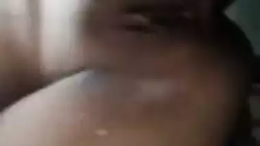 Nude bathroom selfie video of hot village girl