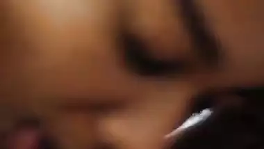 Horny lover records his sexy GF’s blowjob MMS