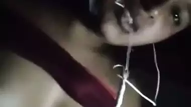 Bangladeshi village girl showing naked boobs & pussy