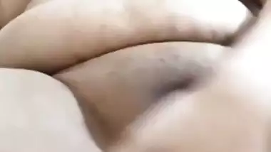 Bengali wife fat pussy fingering and licking fingers