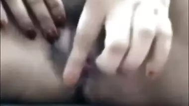 Busty milf strips and shows her hairy pussy in xxx MMS