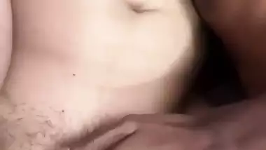 Tattooed girlfriend kissing foreplay sex and pussy rubbing