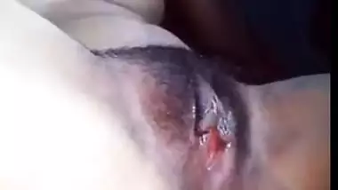 Desi maid Fingering selfie video