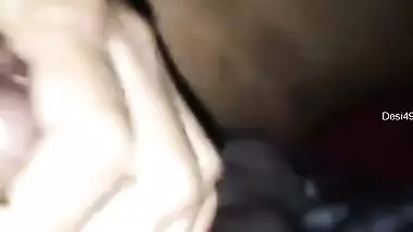 Today Exclusive- Horny Desi Telugu Bhabhi Boob Pressing And Blowjob Part 1