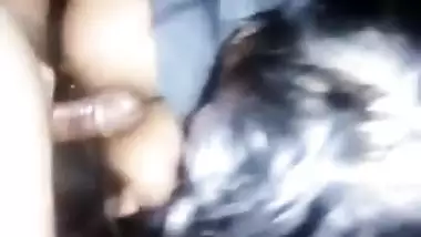 Hungry desi XXX slut gives a wet blowjob to her best friend MMS