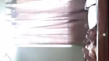 Young lovers homemade sex in missionary style