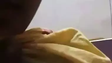 Nipple milking bhabhi on video call boobs show to lover
