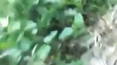 Local Adivasi girl having sex with lover in forest