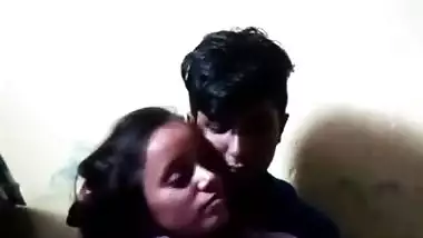 Voluptuous Desi female looks in sex camera while man touches her XXX jugs