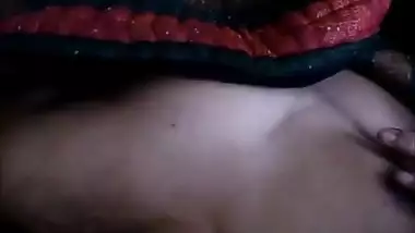 Desi preggo parwati with her husband showing swollen belly and milky tits part- 6