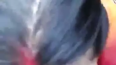 Bindi lady sucking lund – Outdoor blowjob sex