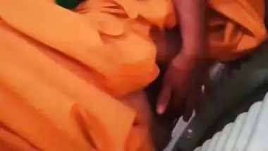 Naughty village wife fingering pussy selfie MMS