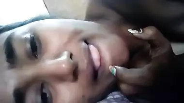 Nude Desi babe teases BF by showing tongue perfect to suck some XXX cock