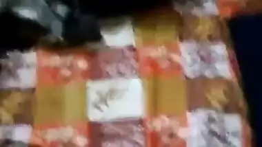 Indian girl lies in the bed but man wants to film a porn movie about her