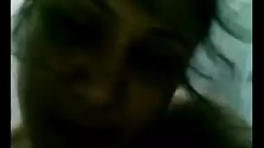 Fariba riding her man