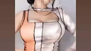 Big boobs tiktok girl