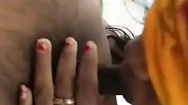 Tamil wife dark nipples sucking and pussy fucking by lover