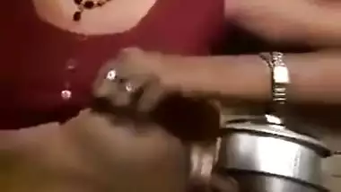 Village BHabhi showing Bobs n pussy