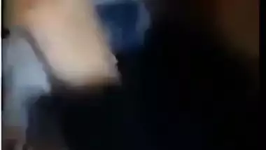 Guy records his Pakistani porn while fucking his hijabi GF