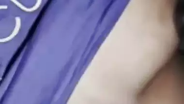 Dark nipples bhabhi nude private cam show at night