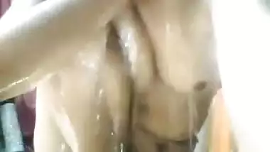 Babe from India gets a lot of likes showing her outdoor XXX showering