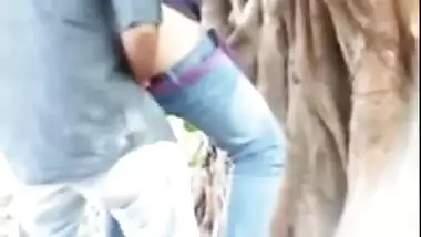 Caught on cam BF fucking pussy the Kerala school girl outdoor, Desi mms sex