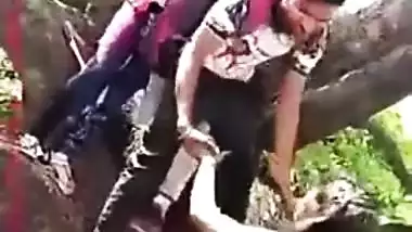 Guys having a good time swap our girls outdoor in the park, Desi XXX mms