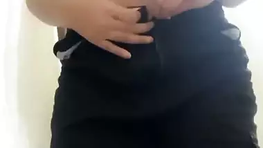 Big boobs GF romancing lover with mouth and pussy fucking