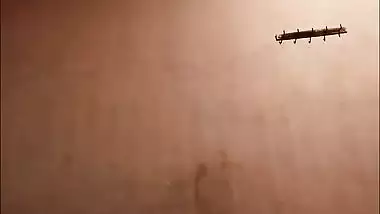 Tamil wife bathing caught on camera in hotel room