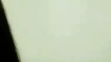 Pointed breasts show and pussy expose by cute girl