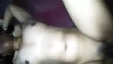 Boy with hairy belly has sex with Indian wife with a XXX blue condom on