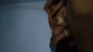 Kannur Malayali wife boobs fonding by husband