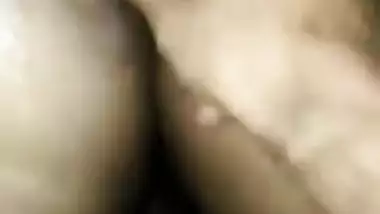 Fat Indian woman with huge XXX tits before sex permits hubby to touch muff