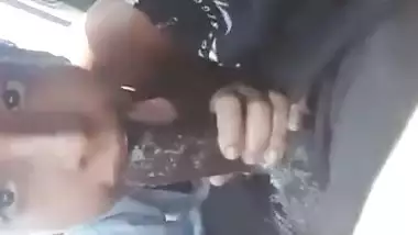 Claire fucks Vance's Big Black Cock with her mouth on a long ride