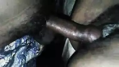 Desi black pussy fucking by her lover POV video