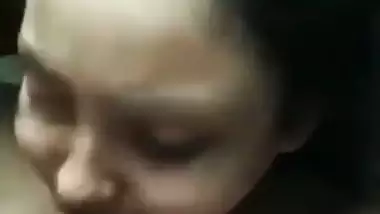 Big boob Kolkata slut gives an Indian blowjob and drinks cum
