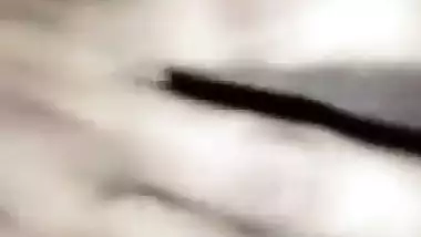 Indian girl masturbating her pink pussy hard