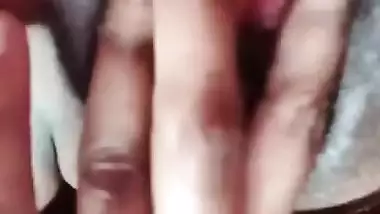 Beautiful girl showing her small boobs pussy