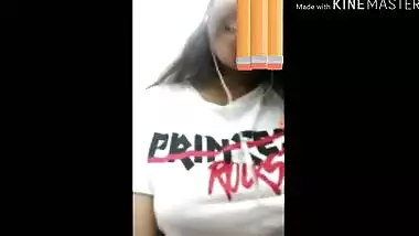 Hot desi GF showing yummy boobs