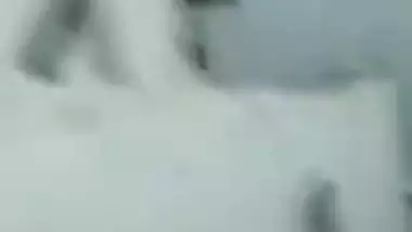 Flashing to neighbor desi aunty