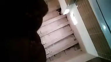 Shameless desi girl spreading ass in bath