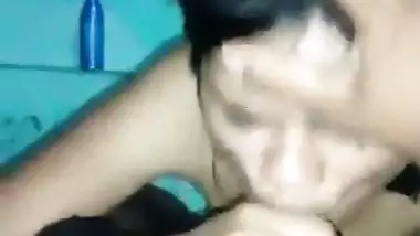 Local Indian callgirl sucking cock trying to avoid camera